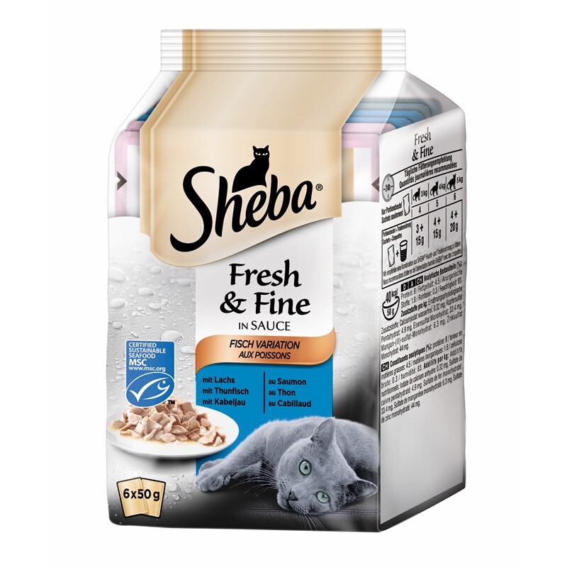Sheba Fresh & Fine 36x50g Fischvariation
