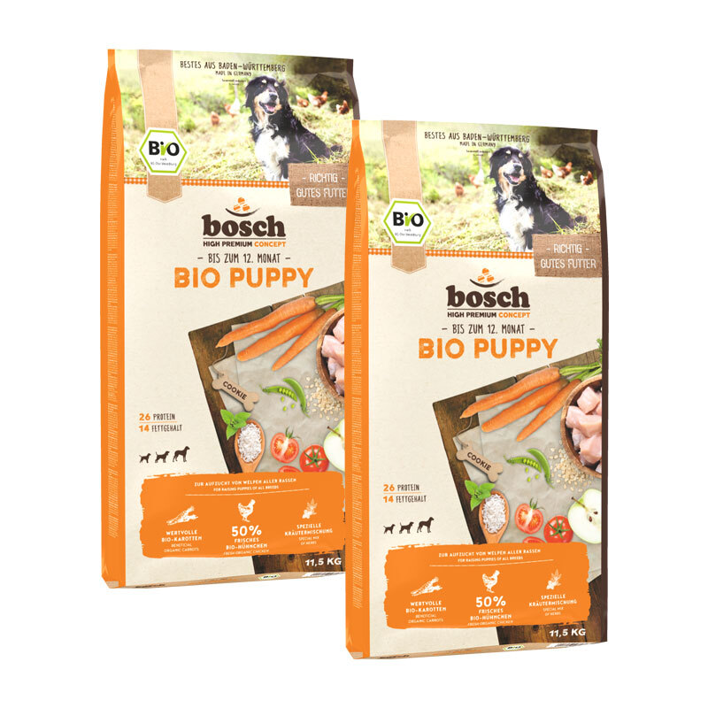 Bosch BIO Puppy Hühnchen + Karotten 2x11,5kg