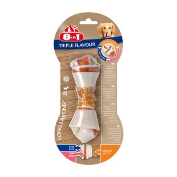 Triple Flavour Kauknochen M 1x1 Stück