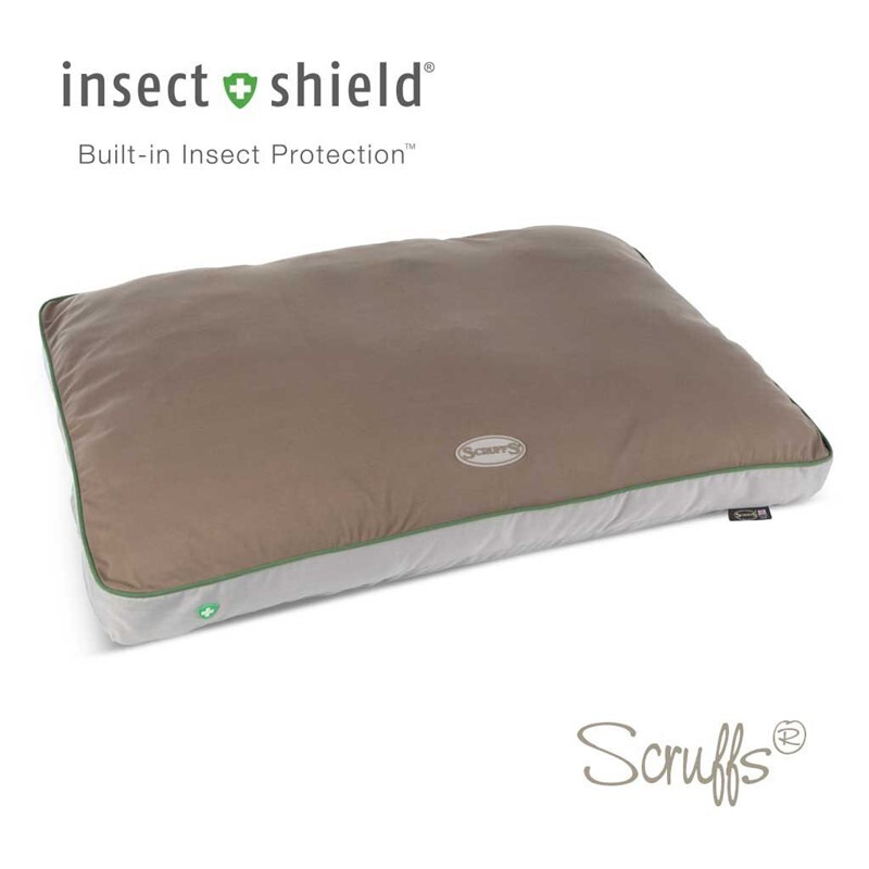 Scruffs Liegekissen Insect Shield® Braun L