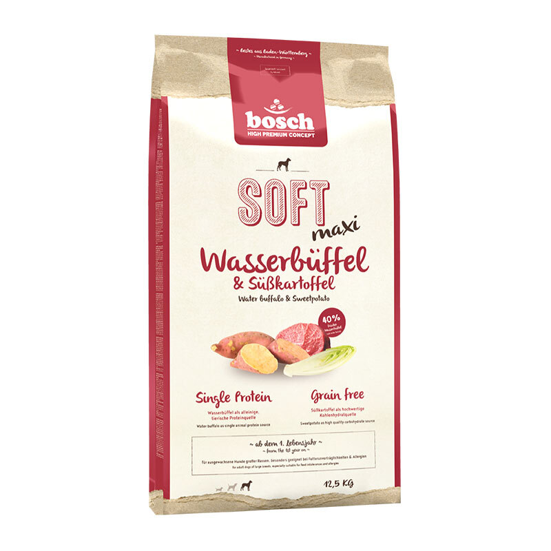 Bosch Soft maxi Wasserbüffel & Süßkartoffel 12,5kg