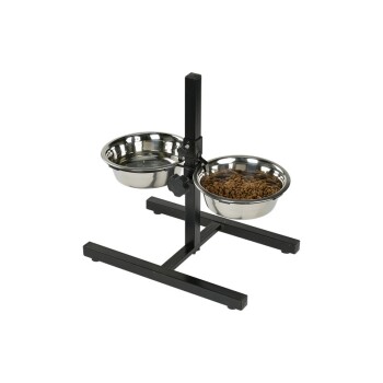 Doppelnapfständer Edelstahl 2 x 1200ml