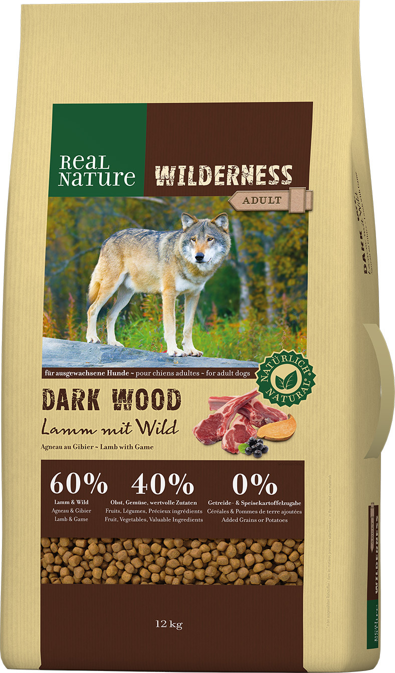REAL NATURE WILDERNESS Dark Wood Lamm mit Wild 12kg