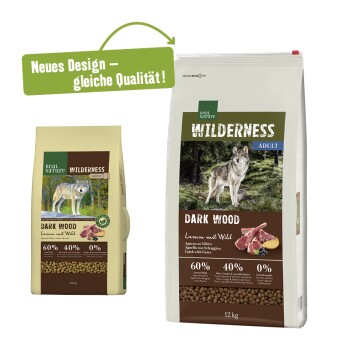 WILDERNESS Dark Wood Lamm mit Wild 12kg