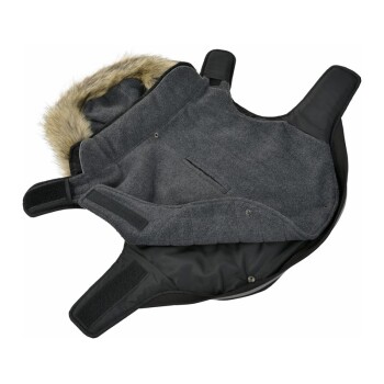 Wintermantel 2in1 Schwarz 44cm