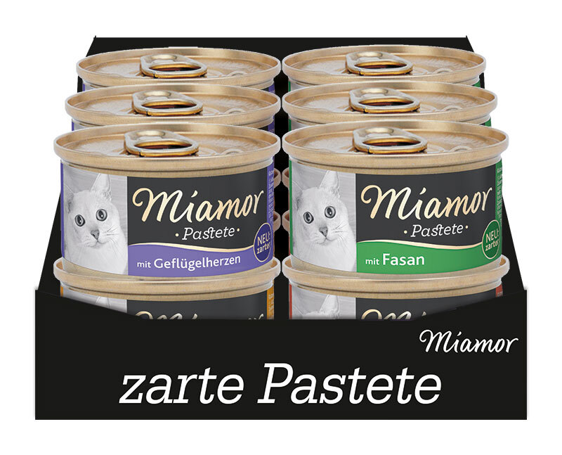 Miamor Pastete Multibox 12x85g Mixpaket Geflügel