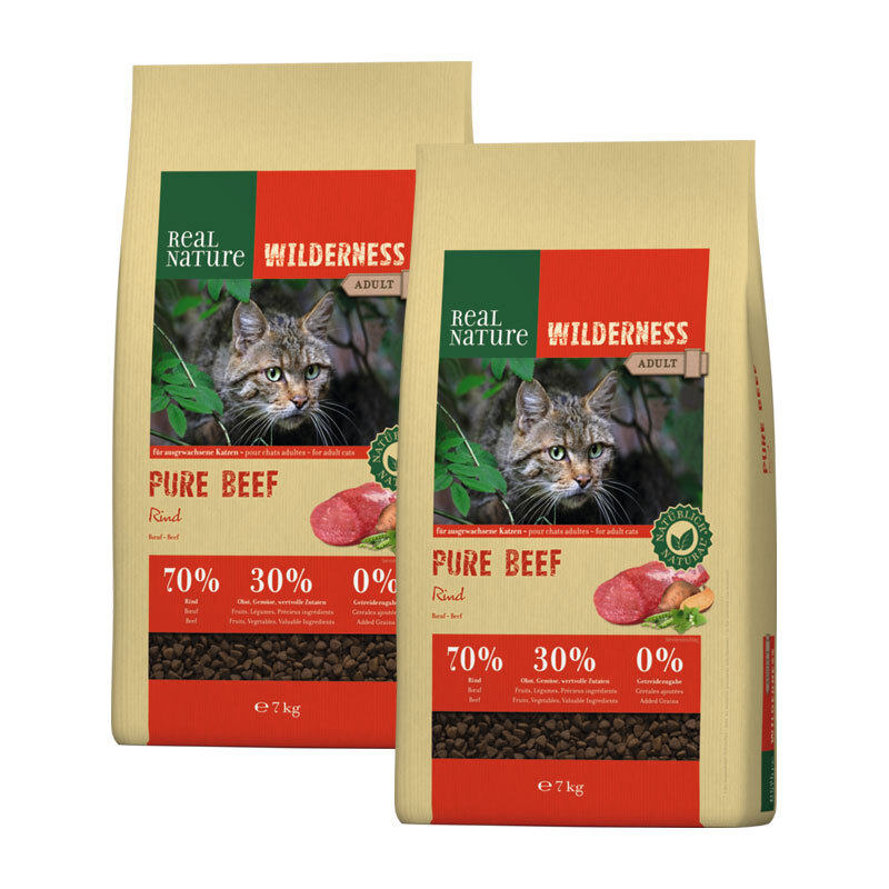 REAL NATURE WILDERNESS Pure Beef Adult 2x7kg