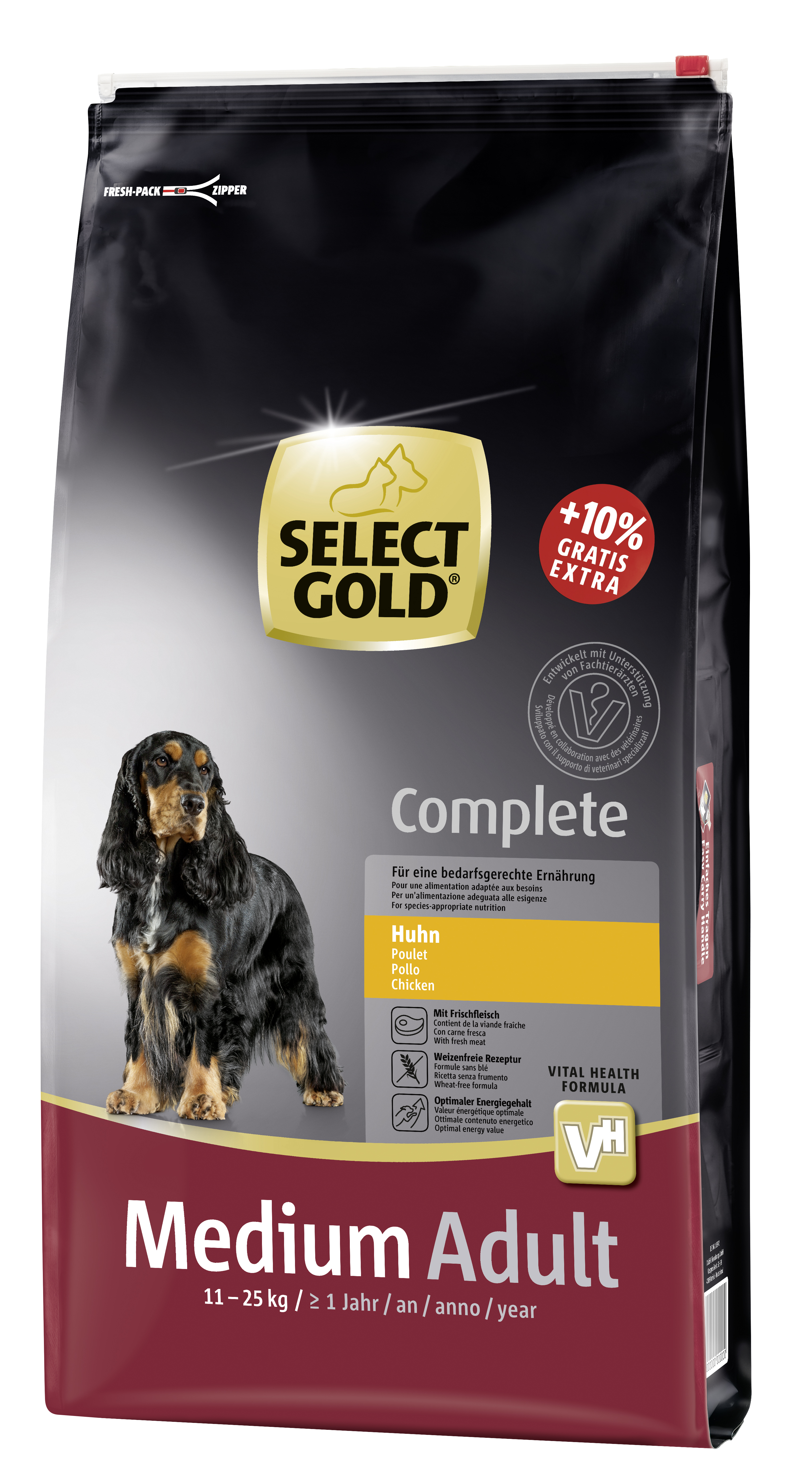 SELECT GOLD Complete Medium Adult Huhn 13,2kg