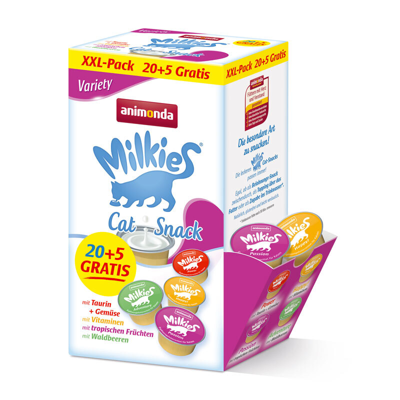 Milkies 20+5 gratis XXL-Pack Variety