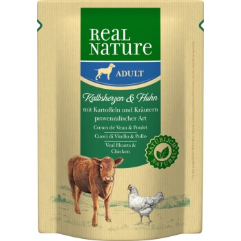 Adult Sachets 6 x 300 g Cœurs de Veau & Poulet