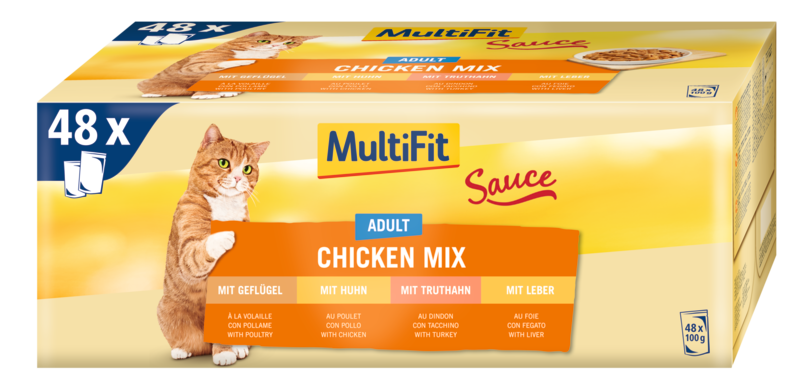 Adult Sauce Chicken Mix Multipack 48x100g