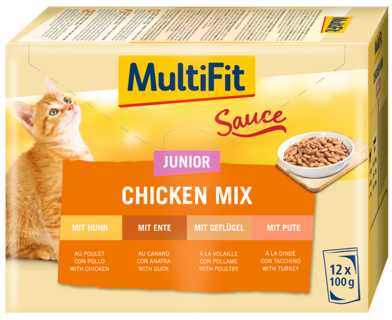 Junior Sauce Chicken Mix Multipack 12x100g