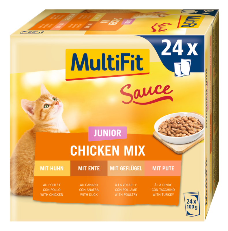 Junior Sauce Chicken Mix Multipack 24x100g