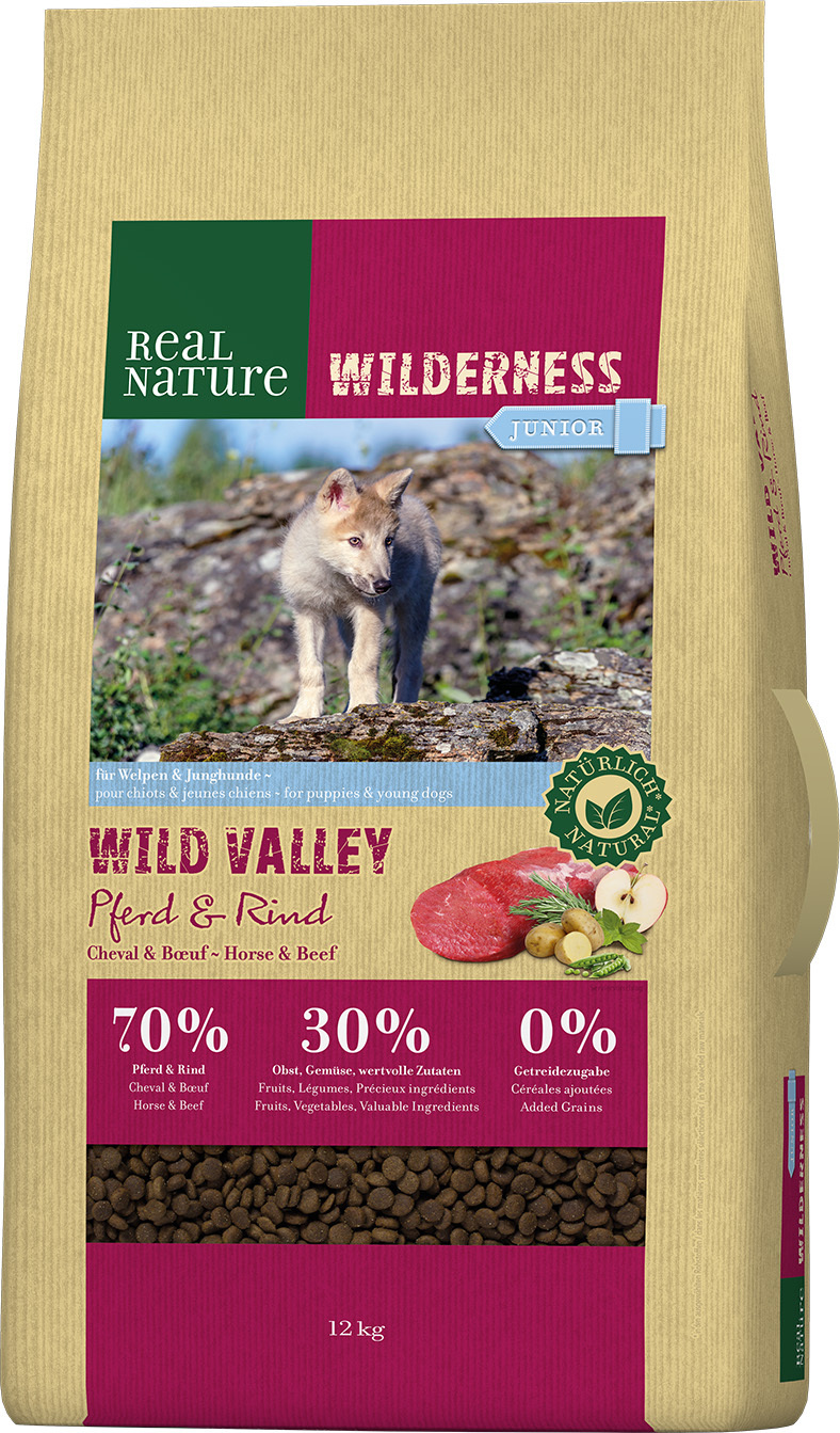 REAL NATURE WILDERNESS Junior Wild Valley Pferd & Rind 12kg