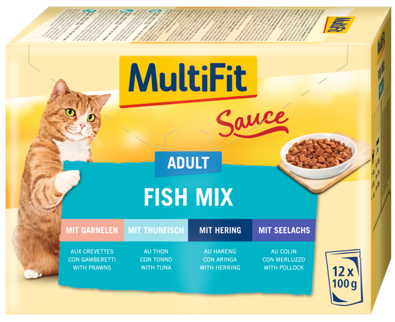 Adult Sauce Fish Mix Multipack 12x100g