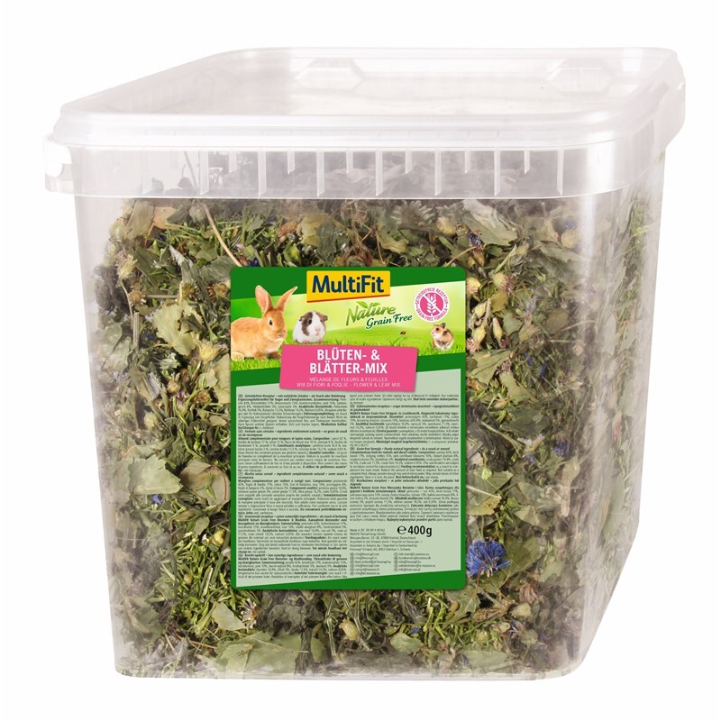 Getreidefrei-Mix Eimer 400g Blüten- & Blätter-Mix