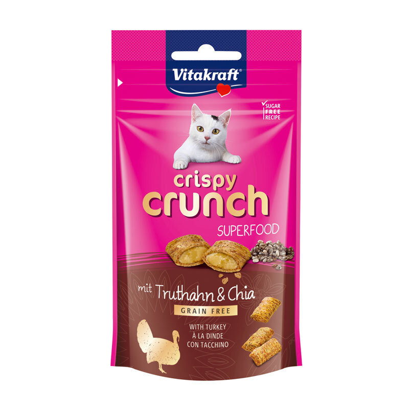 Vitakraft Crispy Crunch 8x60g Truthahn & Chia
