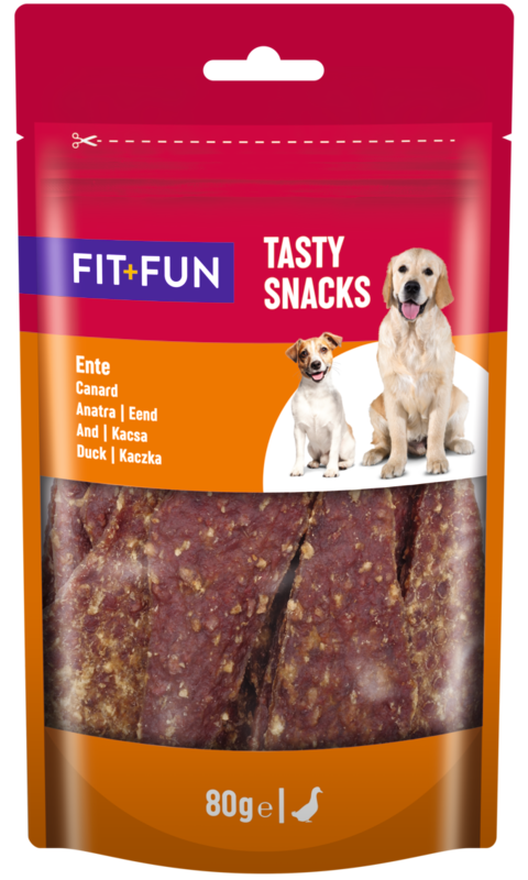 FIT+FUN Tasty Snacks 6x80g Ente