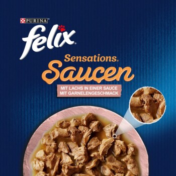 Sensations Saucen 26x85g  Lachs & Garnelen in Sauce