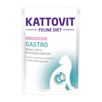 Feline Diet Gastro 24x85g Lachs & Reis