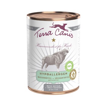 Hypoallergen Adult Wasserbüffel mit Süßkartoffel 6x400g 6x400g