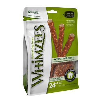 Zahnpflegesnacks Veggie Sausage Klein 24+4 Stück