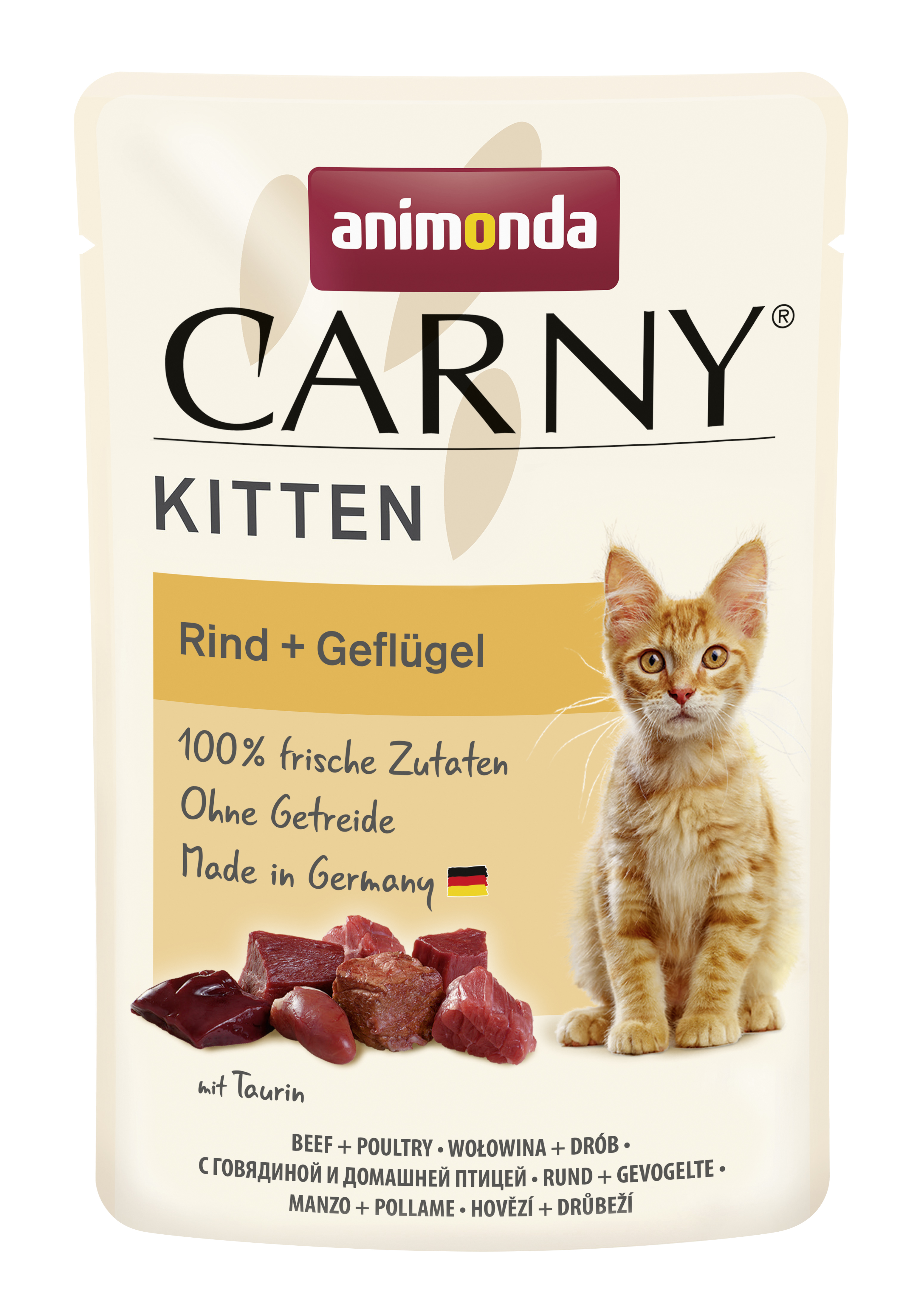 CARNY Kitten 12x85g Geflügel & Rind