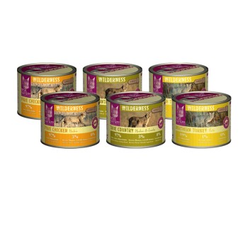 WILDERNESS Adult Mixpaket 6x200g Mixpaket III