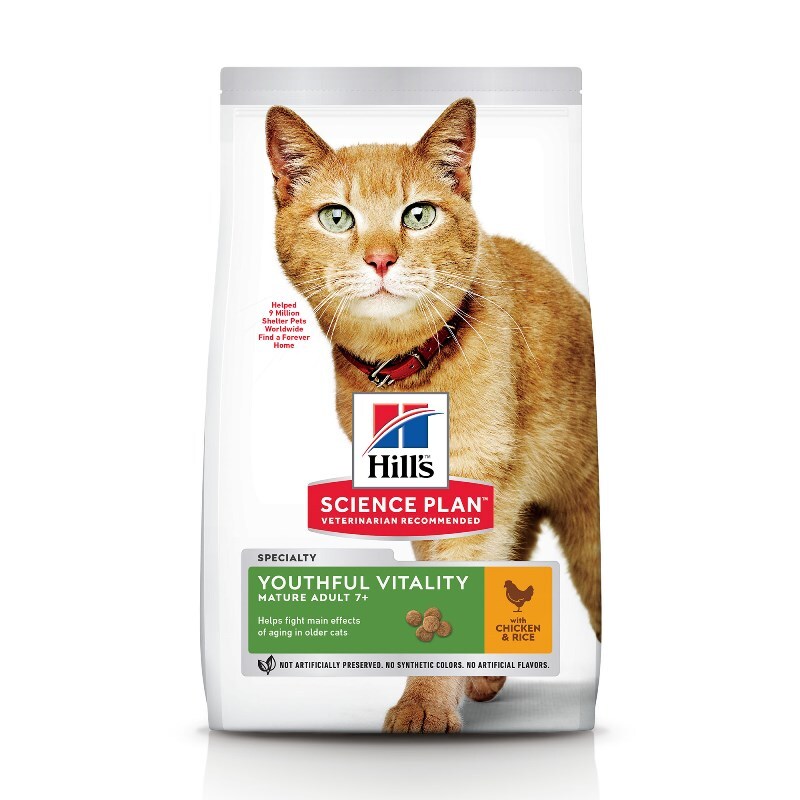 Hill's Feline Science Plan Mature Adult 7+ Youthful Vitality  7kg