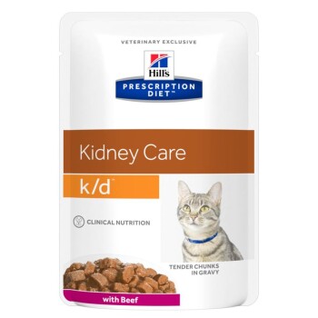 Hill’s Prescription Diet Feline k/d 12 x 85 g Bœuf