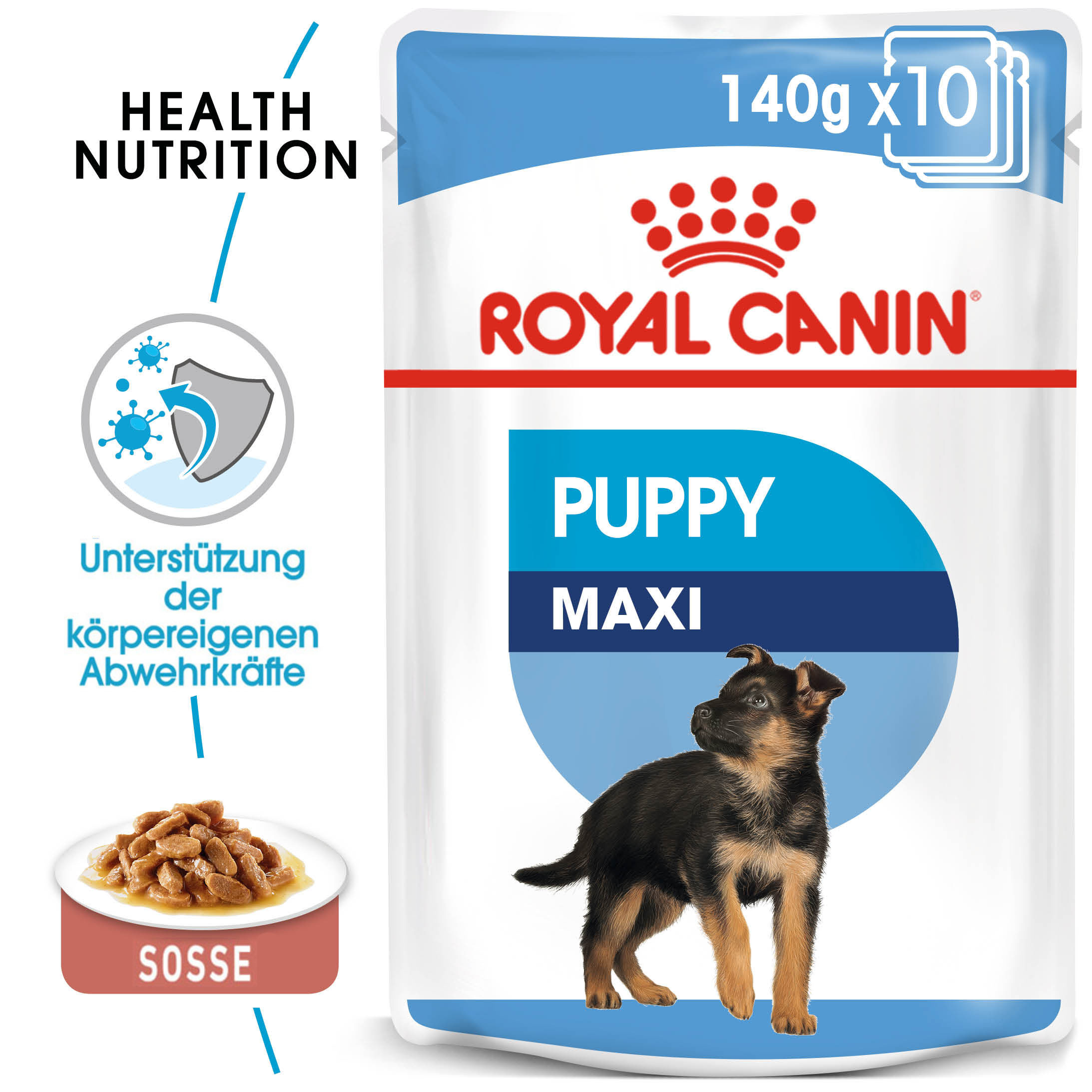 Royal Canin Maxi Puppy 10x140g1