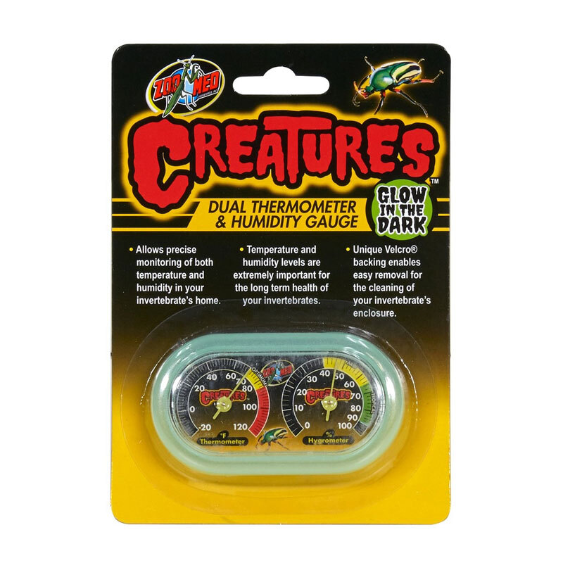 ZooMed Zoo Med Creatures Dual Thermometer and Humidity