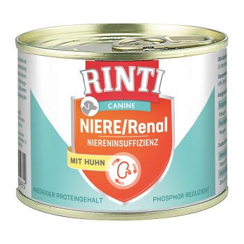 Canine Niere/Renal 12x185g Huhn