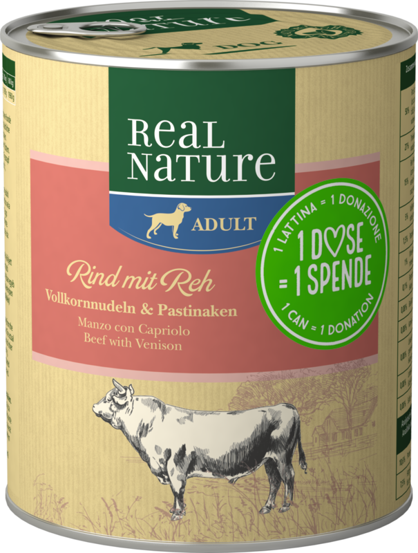 REAL NATURE Charity Edition 6x800g Rind mit Reh