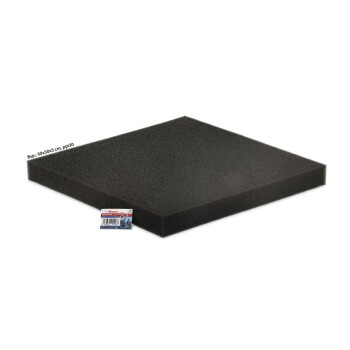 Filterschaum schwarz 50x50 fein Breite 3cm