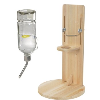 Trinkflaschenständer mit Glasflasche 350 ml