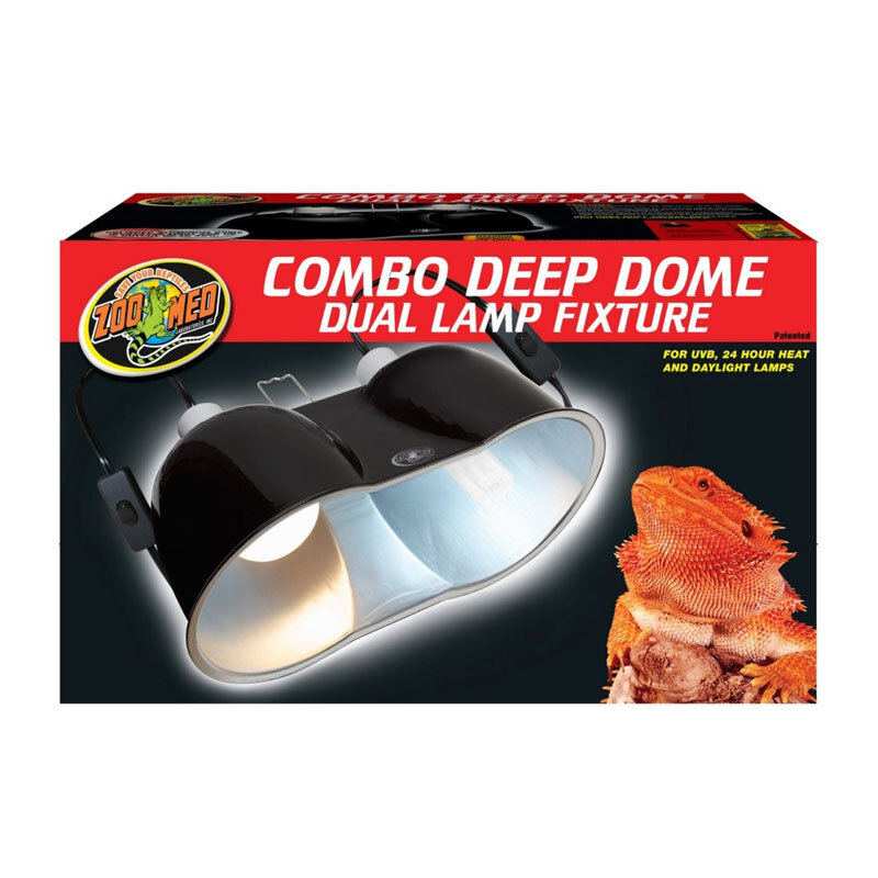 Large Combo Deep Dome Dual Lampe