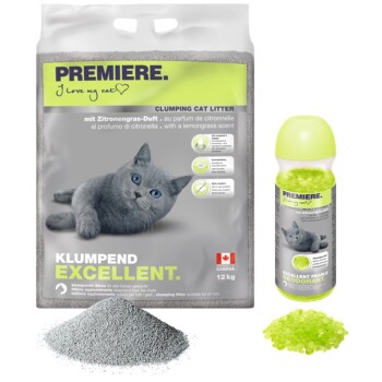 Premiere Excellent Katzenstreu Mit Deodorant Zitronengras Duft Fressnapf