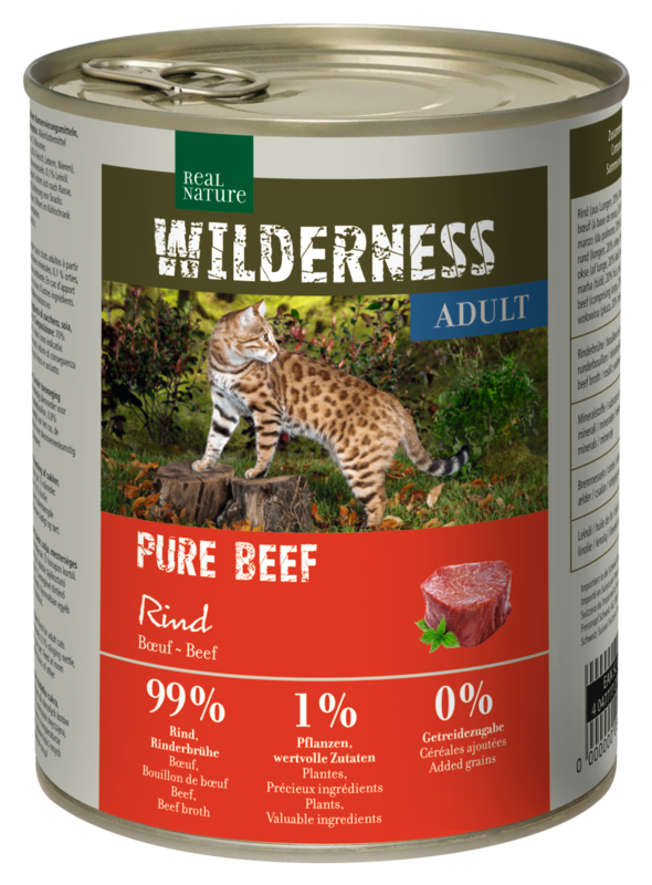 WILDERNESS Adult 6x800g Pure Beef mit Rind