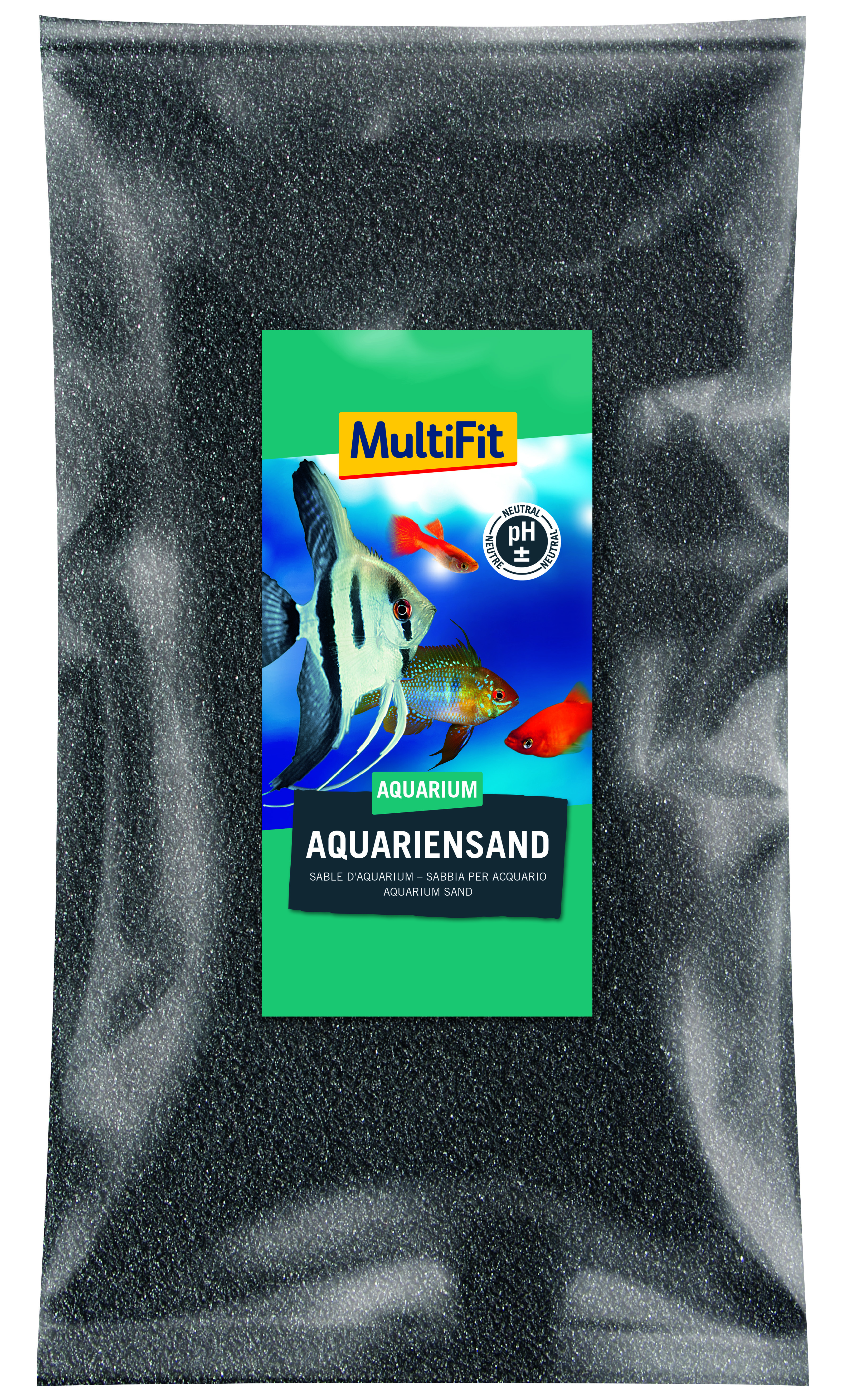 Aquariensand schwarz 0,5 - 0,6mm 5kg
