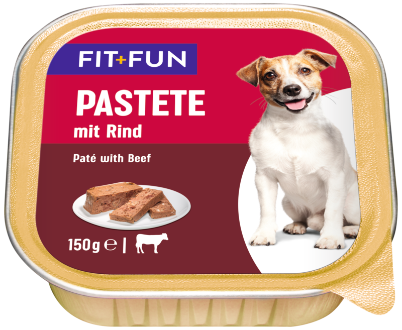 FIT+FUN Pastete 11x150g mit Rind
