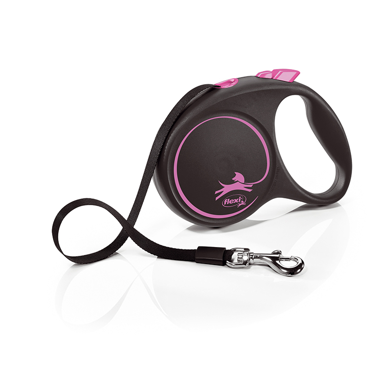 Flexi Black Design Gurt Pink Gr. L, 5m (50kg)