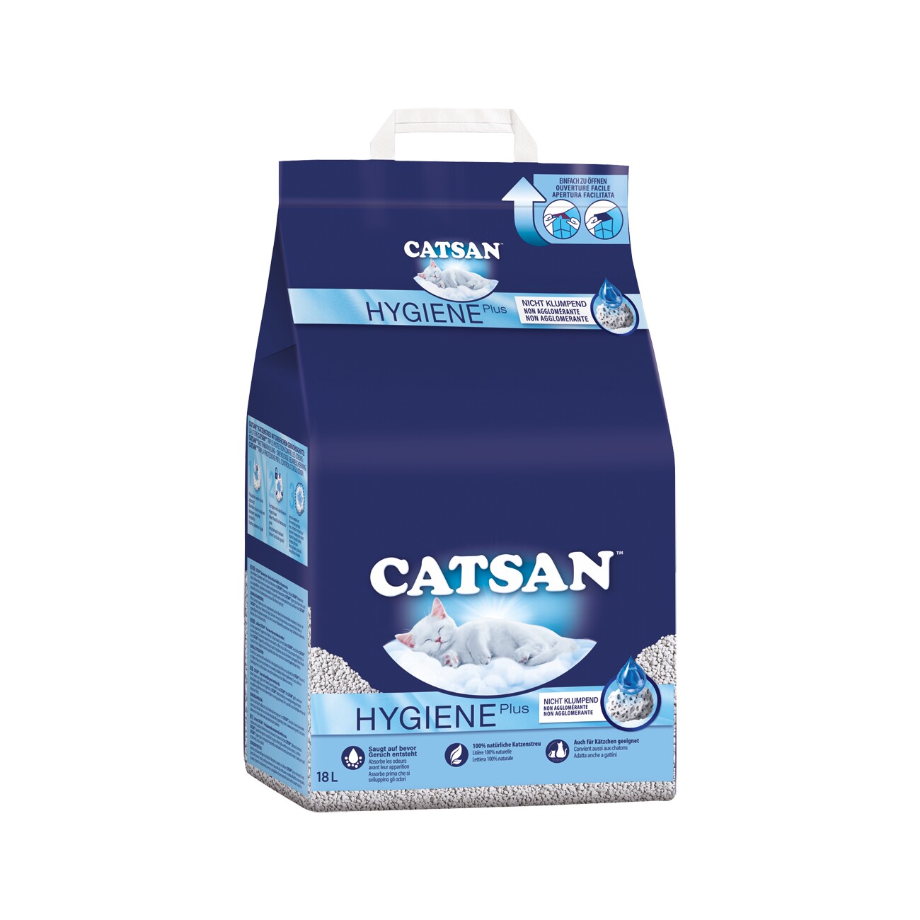 Garbage can Asser Communism Catsan Hygiene Lettiera 18 litri | MAXI ZOO