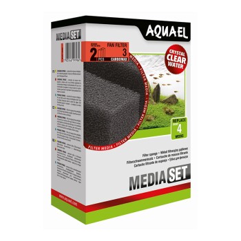 Filterschwamm FAN 3 Plus CARBOMAX 2St.