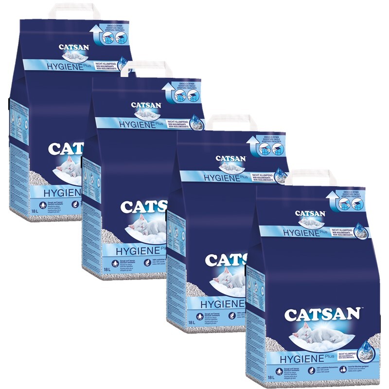 Catsan Hygiene Streu 4x18 Liter