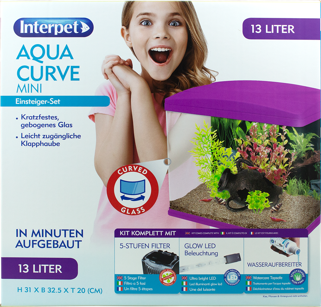 Interpet Curve Mini 13 Liter pink