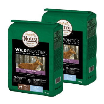 Wild Frontier Large Dog Adult Hirsch & Rind 2x10kg