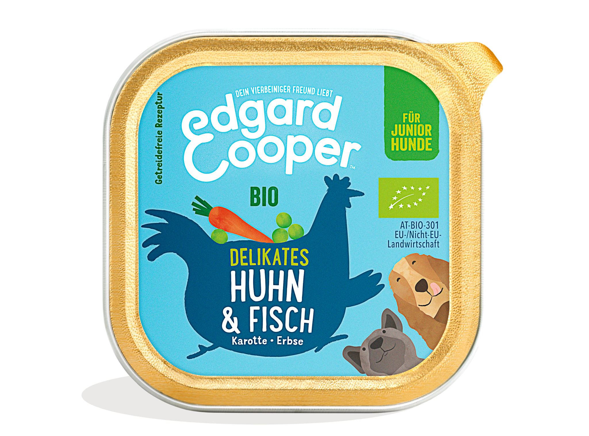 Edgard & Cooper Junior 100g Delikater Huhn & Fisch