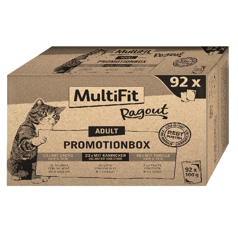 MultiFit Adult Promotionbox Ragout Big Pack 92x100g