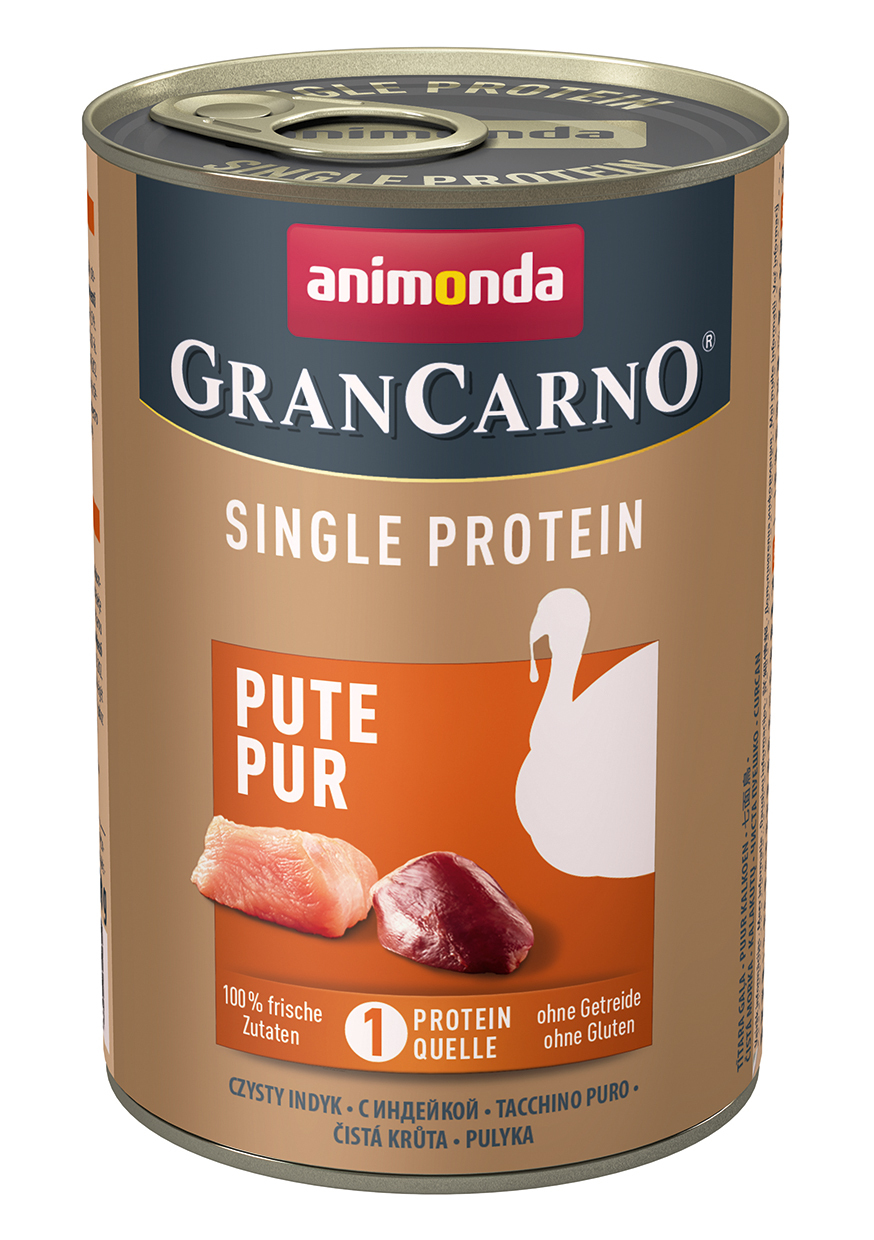 GranCarno Single Protein 6x400g Pute pur